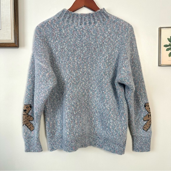 Turkish Cashmere Blend Pastel & Teddy Bear Sweater - Picture 5 of 5